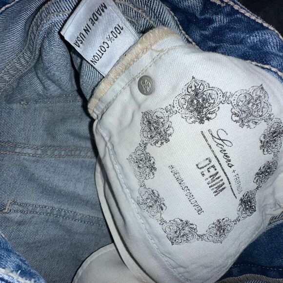 Lovers + Friends Jack High Rise Distressed Cut Off Denim Shorts Size 30 NWTs - Picture 9 of 11